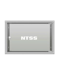 Шкаф коммутационный WL6U5560GS настенный стеклянная передняя дверь 6U 550x370x600 мм Ntss
