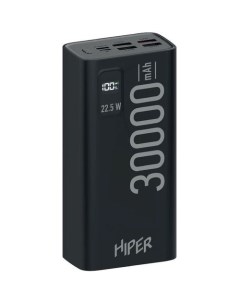 Внешний аккумулятор Power Bank EP 30000 30000мAч черный Hiper