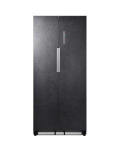 Холодильник трехкамерный LSB458StGIDBI Side by Side инверторный серый Lex