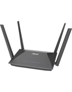 Wi Fi роутер RT AX52 AX1800 черный Asus