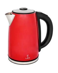 Чайник электрический LX 30021 2 2200Вт красный и черный Lex