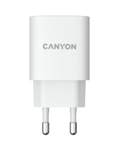 Сетевое зарядное устройство CNE CHA18W USB A 18Вт 3A белый Canyon