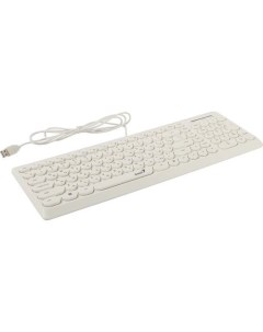 Клавиатура SlimStar Q200 USB белый Genius