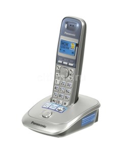 Радиотелефон KX TG2511RUS серебристый и голубой Panasonic