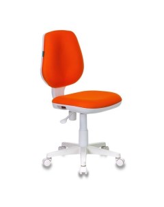 Кресло детское CH W213 на колесиках ткань оранжевый Бюрократ