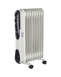 Масляный радиатор ОМПТ EU 9Н с терморегулятором 2000Вт 9 секций 3 режима белый Eurolux