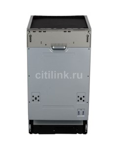 Встраиваемая посудомоечная машина BDW 4140 D узкая ширина 44 8см полновстраиваемая загрузка 10 компл Weissgauff