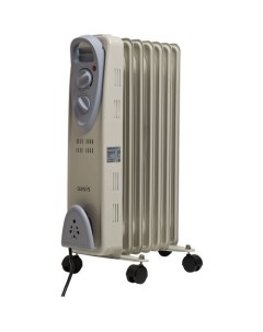 Масляный радиатор US 15 с терморегулятором 1500Вт 7 секций 3 режима серый Oasis