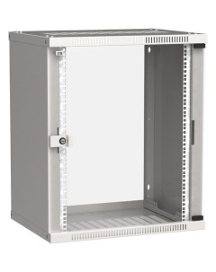 Шкаф коммутационный LWE3 15U64 GF настенный стеклянная передняя дверь 15U 600x715x450 мм Itk