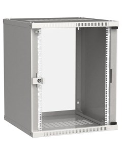 Шкаф коммутационный LWE3 15U66 GF настенный стеклянная передняя дверь 15U 600x715x600 мм Itk