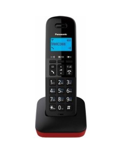 Радиотелефон KX TGB610RUR красный и черный Panasonic