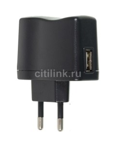 Сетевое зарядное устройство XCJ 021 1A USB 5Вт 1A черный Buro