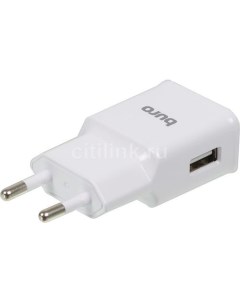 Сетевое зарядное устройство TJ 248W USB A 15Вт 2 4A белый Buro