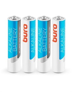 AAA Батарейка Alkaline LR03 4 шт Buro