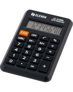Калькулятор LC 310NR 8 разрядный черный Eleven