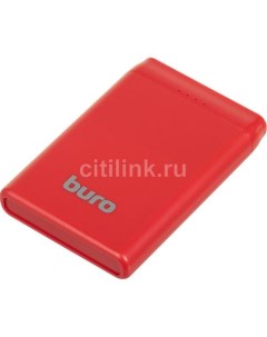 Внешний аккумулятор Power Bank BP05B 5000мAч красный Buro