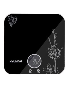 Весы кухонные HYS KG421 черный Hyundai