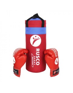 Набор Sport Red боксерский мешок перчатки для начинающих 6 OZ Rusco
