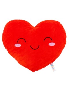 Игрушка мягконабивная Tallula Сердце с улыбкой 30 x 35 см красное Kiddie art