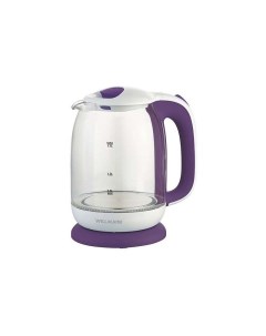 Чайник WEK 1704G белый фиолетовый Willmark