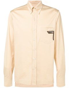 Prada рубашка с нагрудным карманом нейтральные цвета Prada