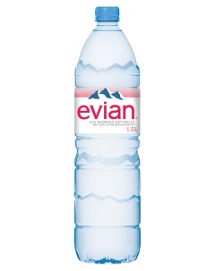 Вода минеральная негазированная 1 5 л Evian