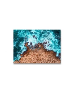 Картина на холсте Каменистое побережье Дом корлеоне
