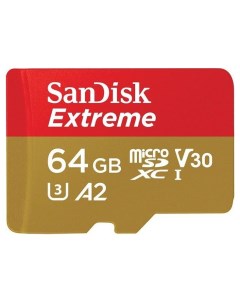 Карта памяти Micro SDXC Extreme SDSQXA2 064G GN6AA 64GB Sandisk