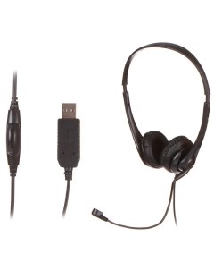 Проводные наушники Stereo USB Headset Black 7000008617 Hp