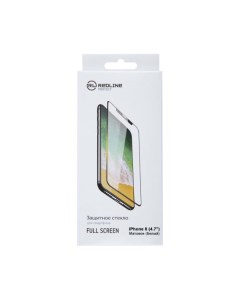 Защитное стекло для смартфона для iPhone 8 4 7 FullScreen Matte TG White Red line