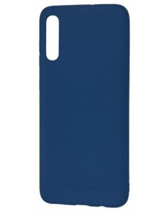 Накладка для Samsung Galaxy A02 Silicone cover темно синяя Nobrand