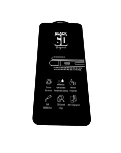 Защитное стекло для Samsung Galaxy A50 A30 повышенной прочности 6D черное Mossily