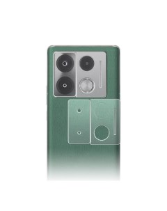 Стекло защитное гибридное Матовое для камеры Infinix Note 40 Pro 2шт Krutoff