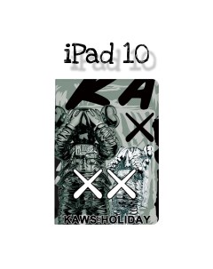 Чехол книжка для планшета Apple iPad 10 9 2022 с изображением Kaws Nobrand