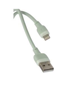 Кабель Touch USB to Apple Lighting 1m 3A Green Red line