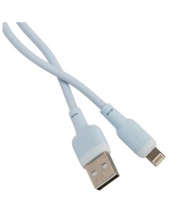 Кабель Touch USB to Apple Lighting 1m 3A Blue Red line