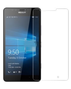 Защитное стекло на Microsoft Lumia 950 прозрачное X-case