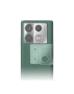 Стекло защитное гибридное для камеры Infinix Note 40 Pro 2шт Krutoff