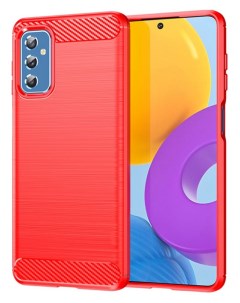 Чехол Carbon для смартфона Samsung Galaxy M52 Красный Printofon