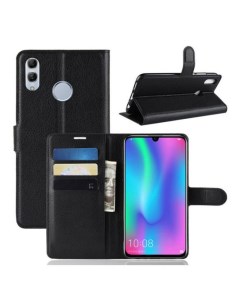 Чехол Wallet для смартфона Honor 10 lite Huawei P Smart 2019 черный Printofon