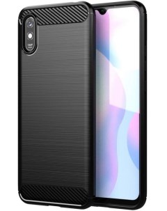 Чехол Carbon для смартфона Xiaomi Redmi 9A черный Printofon