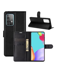 Чехол Wallet для смартфона Samsung Galaxy A52 черный Printofon