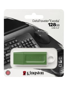 Флешка DataTraveler Exodia 128GB USB 3 2 Gen 1 Green Kingston