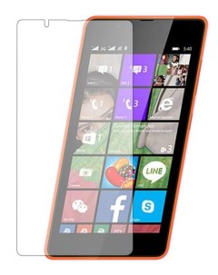 Защитное стекло на Microsoft Lumia 540 прозрачное X-case