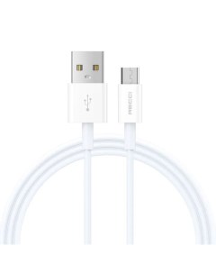 Кабель RS06M Smart USB to Micro USB 1м 2 4А Белый Recci