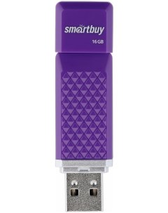 Флешка Quartz series Violet 16 ГБ фиолетовый SB16GBQZ V Smartbuy