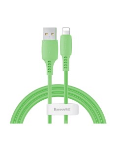 Кабель Lightning USB 1 м зеленый Baseus
