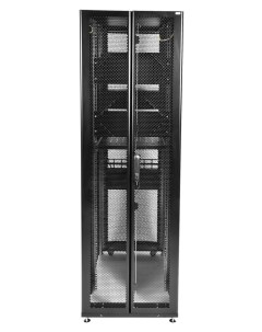 Шкаф серверный ШТК СП 42 6 10 44АА 9005 напольный 42U 600x990мм пер дв перфор задн Цмо