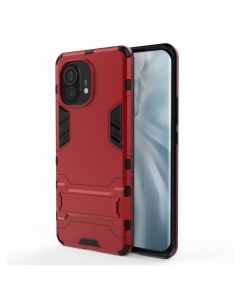 Чехол Iron для смартфона Xiaomi Mi 11 Красный Printofon