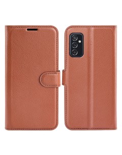 Чехол Wallet для смартфона Samsung Galaxy M52 коричневый Printofon